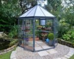 Canopia by Palram Oasis 8 ft. Greenhouse Kit – Grey Structure & Hybrid Panels
