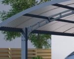 Canopia by Palram Arizona Wave 5000 HG9105 Carport, 10 x 16 x 9, Gray - Image 4