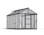 Canopia by Palram Glory 8 ft. x 16 ft. Greenhouse Kit – Grey Structure & Frost Multi Wall Panels