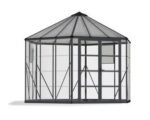 Canopia by Palram Oasis 12 ft. Greenhouse Kit – Grey Structure & Hybrid Panels - Image 2