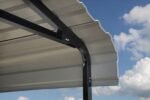 Arrow Carport, 14x47x14, Charcoal - Image 3