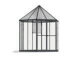 Canopia by Palram Oasis 8 ft. Greenhouse Kit – Grey Structure & Hybrid Panels - Image 2