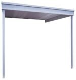 Attached Carport/Patio Cover 10 x 10 ft. Eggshell