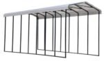 Arrow Carport, 14x33x14, Eggshell - Image 7