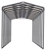 Arrow Carport, 14x47x14, Eggshell - Image 6