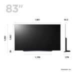 LG OLED83C34LA 83" 4K OLED evo TV - Image 3