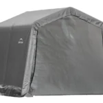 ShelterLogic Shed-in-a-Box 10 x 10 x 8 ft Peak Gray