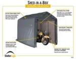 ShelterLogic Shed-in-a-Box 6 x 12 x 8 ft Peak Gray - Image 7