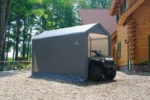 ShelterLogic Shed-in-a-Box 6 x 12 x 8 ft Peak Gray - Image 5