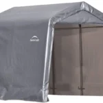 ShelterLogic Shed-in-a-Box 8 x 8 x 8 ft Peak Gray