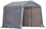 ShelterLogic Shed-in-a-Box 8 x 8 x 8 ft Peak Gray