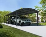 Canopia by Palram Arcadia 12 ft. x 35 ft. Carport Kit – Grey Structure & Twin Wall Panels - Image 5