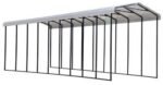 Arrow Carport, 14x42x14, Eggshell - Image 9