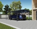 Canopia by Palram Arcadia 12 ft. x 21 ft. Carport Kit – Grey Structure & Twin Wall Panels - Image 4