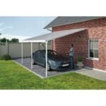 Canopia by Palram Palram Feria Carport – 13′ x 26′, White - Image 2