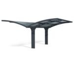 Canopia by Palram Arizona Double Wings 16 ft. x 19 ft. Carport Kit – Grey Structure & Solid Panels - Image 3