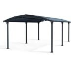 Canopia by Palram Arcadia 12 ft. x 21 ft. Carport Kit – Grey Structure & Twin Wall Panels