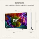 LG 115QNED93B6 115" 4K QNED evo MiniLED AI TV - Image 2