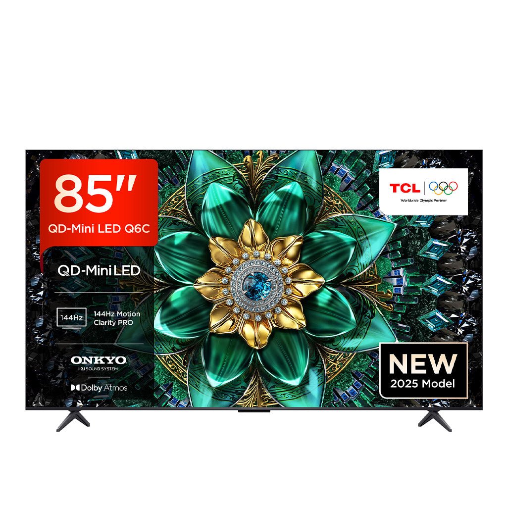 spatialonline-85q6c TCL 85Q6C-UK 85" 4K UHD QD-Mini LED TV - Image 1